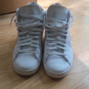 Converse White High-Top Sneakers
